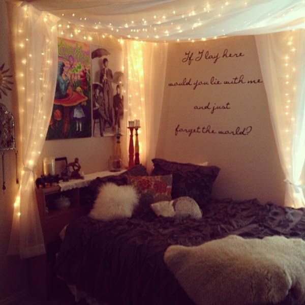 Give Your Bedroom A Magical Makeover With Christmas Lights! | SF ...